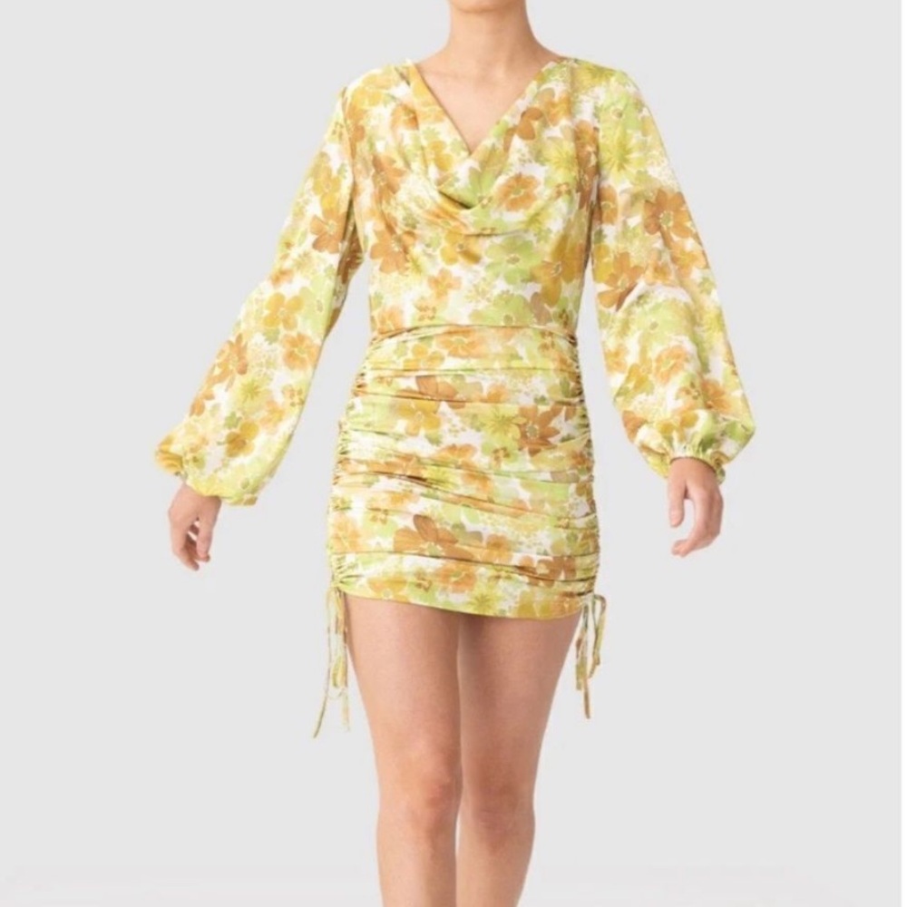 {{finders keepers}} Gigi Long Sleeve Floral Mini Dress